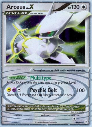 Image of Arceus Lv.X (96) 096  - Holofoil Arceus - Ultra Rare