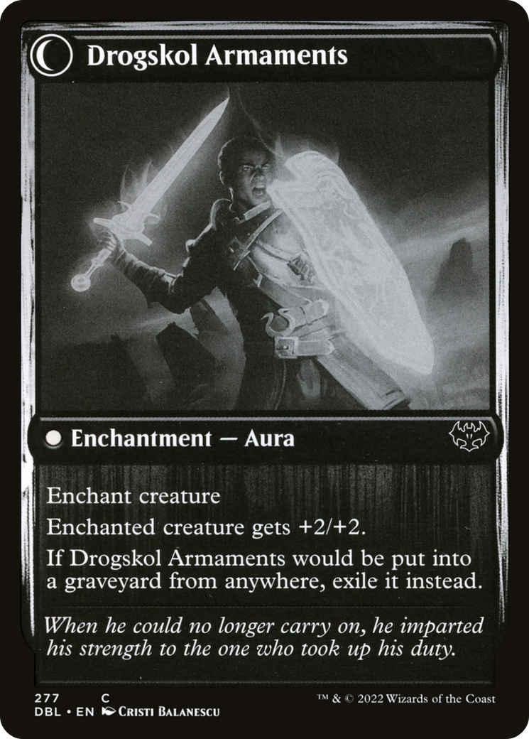 Image of Drogskol Infantry (DBL-277) - Innistrad: Double Feature: (Double Faced Transform) Foil