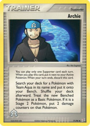 Image of Archie 071  Team Magma vs Team Aqua - Uncommon
