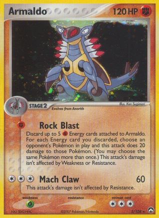Image of Armaldo 003  - Holofoil Power Keepers - Holo Rare