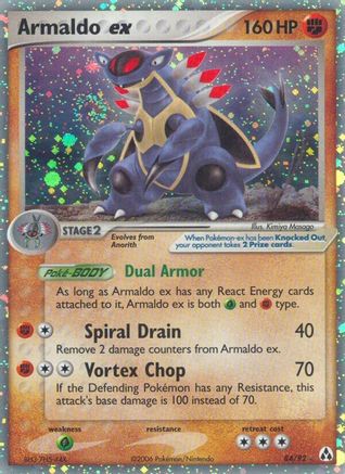 Image of Armaldo ex 084  - Holofoil Legend Maker - Ultra Rare