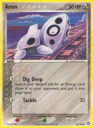 Image of Aron 042/108  Power Keepers - Common