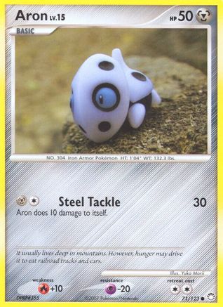 Image of Aron 071/123  - Reverse Holofoil Mysterious Treasures - Common