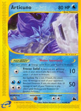 Image of Articuno (4) 004  Skyridge - Rare
