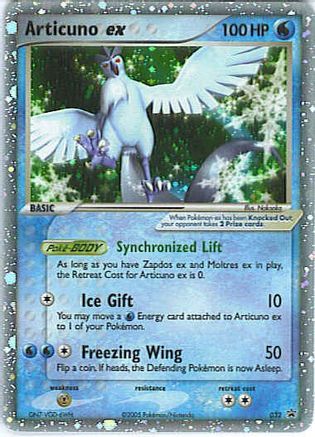 Image of Articuno ex 032/40  - Holofoil Nintendo Promos - Promo