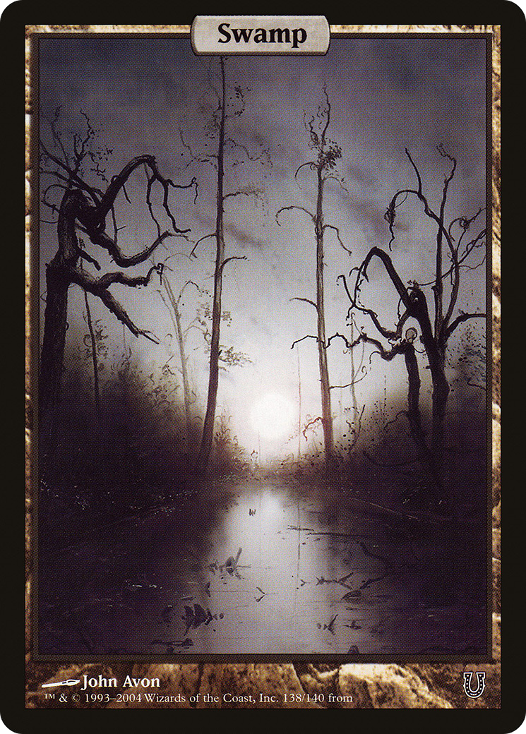 Image of Swamp - Full Art (UNH-138) - Unhinged