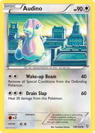 Image of Audino 108  Dragons Exalted - Uncommon