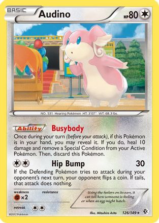 Image of Audino 126  Boundaries Crossed - Rare