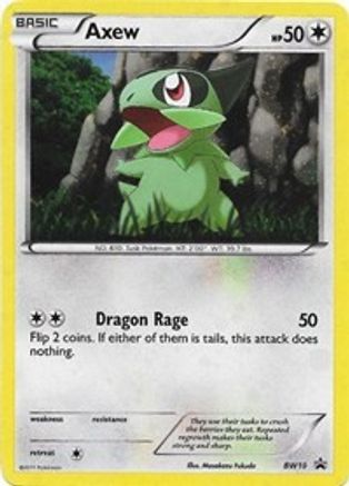 Image of Axew BW10  - Holofoil Black and White Promos - Promo
