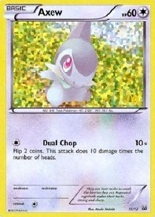 Image of Axew 012/12  - Holofoil McDonalds Promos 2012 - Promo