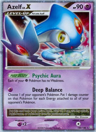Image of Azelf LV.X 140  - Holofoil Legends Awakened - Ultra Rare
