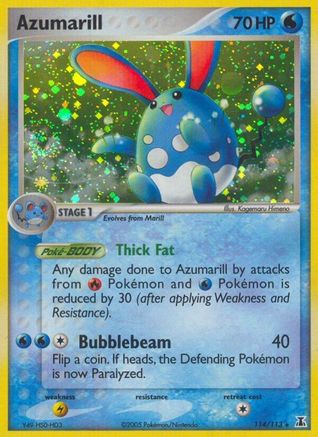 Image of Azumarill 114  - Holofoil Delta Species - Secret Rare