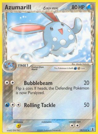 Image of Azumarill (Delta Species) 019  Delta Species - Rare