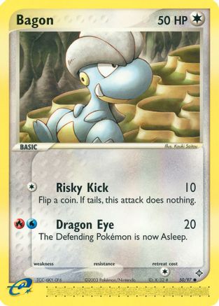 Image of Bagon 050/97  - Reverse Holofoil Dragon - Common
