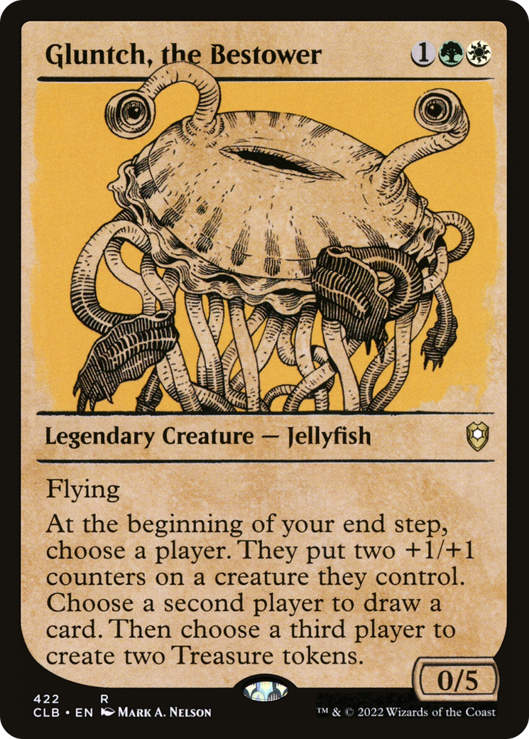 Image of Gluntch, the Bestower (Showcase) (CLB-422) - Commander Legends: Battle for Baldur's Gate: (Showcase)
