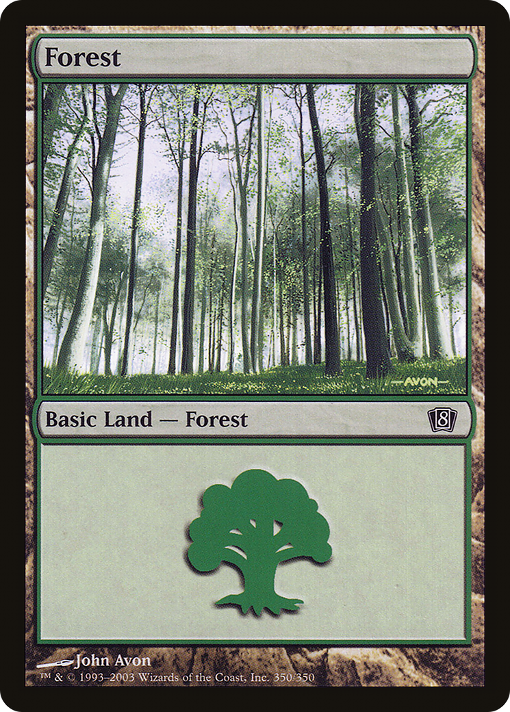 Image of Forest (8ED-350★) - 8th Edition Foil