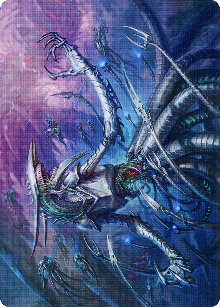 Image of Jin-Gitaxias // Jin-Gitaxias (AMOM-013) - March of the Machine Art Series (Borderless)