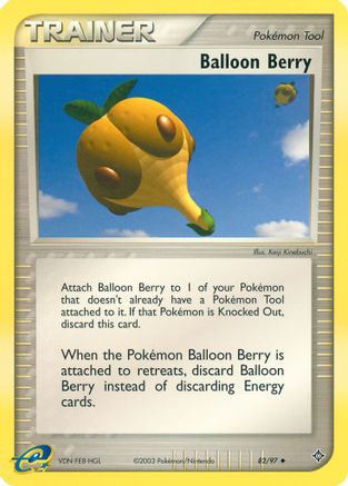 Image of Balloon Berry 082  - Reverse Holofoil Dragon - Uncommon