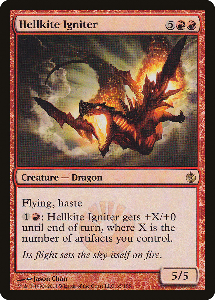 Image of Hellkite Igniter (MBS-065) - Mirrodin Besieged