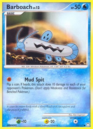 Image of Barboach 072  - Reverse Holofoil Mysterious Treasures - Common
