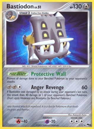 Image of Bastiodon 001  POP Series 6 - Rare