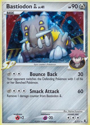 Image of Bastiodon GL 002  - Reverse Holofoil Rising Rivals - Holo Rare