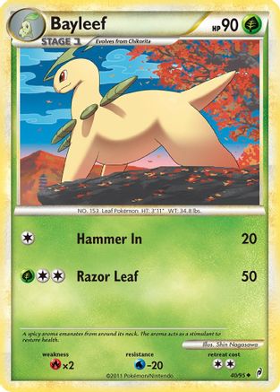 Image of Bayleef 040/95  - Reverse Holofoil Call of Legends - Uncommon