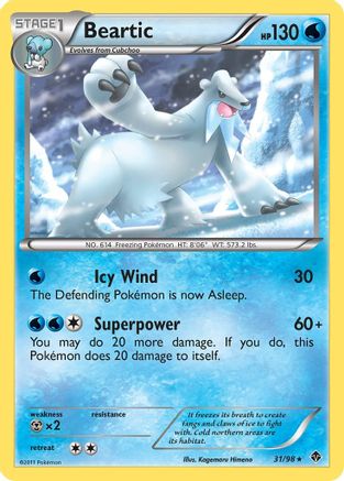 Image of Beartic (31) 031  Emerging Powers - Rare