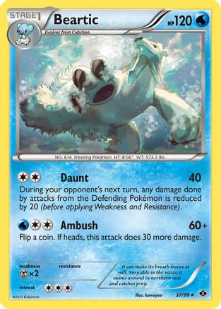 Image of Beartic 037  - Reverse Holofoil Next Destinies - Rare