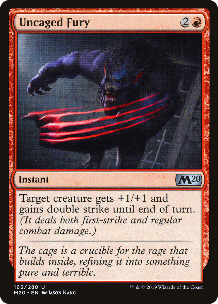 Image of Uncaged Fury (M20-163) - Core Set 2020 Foil