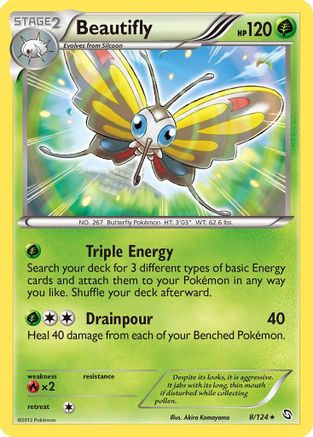 Image of Beautifly 008  Dragons Exalted - Rare