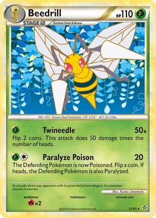 Image of Beedrill 012  Unleashed - Rare