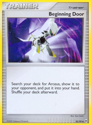 Image of Beginning Door 082  - Reverse Holofoil Arceus - Uncommon