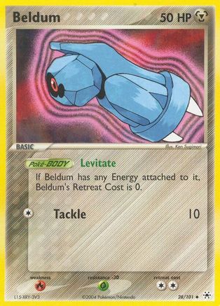 Image of Beldum 028/101  - Reverse Holofoil Hidden Legends - Uncommon