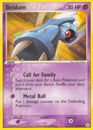 Image of Beldum 054/101  - Reverse Holofoil Hidden Legends - Common