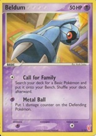 Image of Beldum 001  EX Trainer Kit 2 Plusle & Minun - Common
