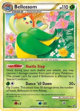 Image of Bellossom 001  - Holofoil Undaunted - Holo Rare