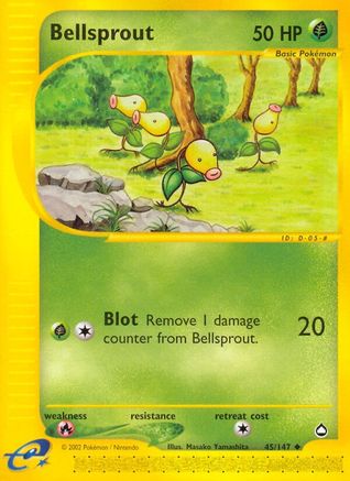Image of Bellsprout (45) 045  Aquapolis - Uncommon