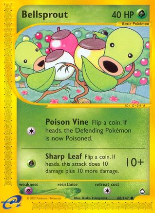 Image of Bellsprout (68) 068  Aquapolis - Common