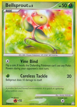 Image of Bellsprout 085/146  - Reverse Holofoil Legends Awakened - Common