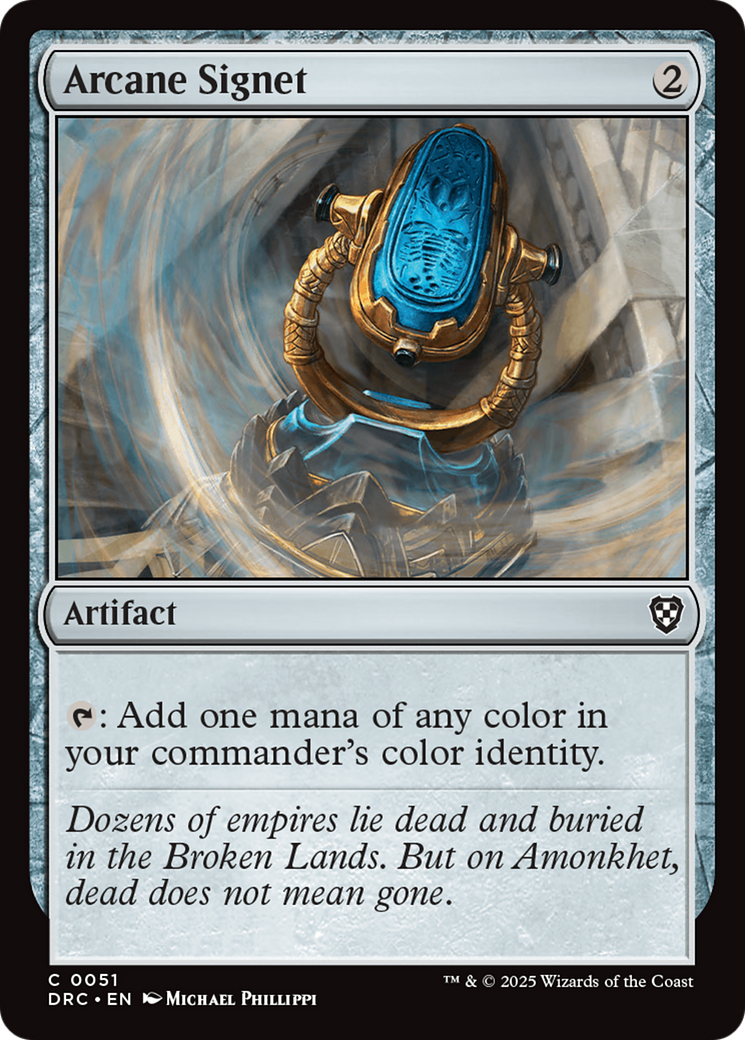 Image of Arcane Signet (0051) (DRC-051) - Commander: Aetherdrift