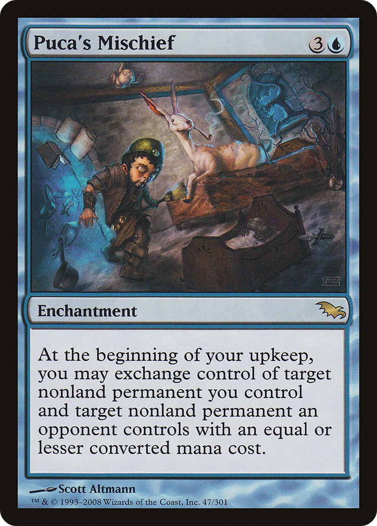 Image of Puca's Mischief (SHM-047) - Shadowmoor Foil