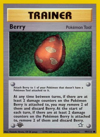 Image of Berry 099/111  - 1st Edition Neo Genesis - Common