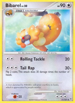 Image of Bibarel 051  - Reverse Holofoil Supreme Victors - Uncommon