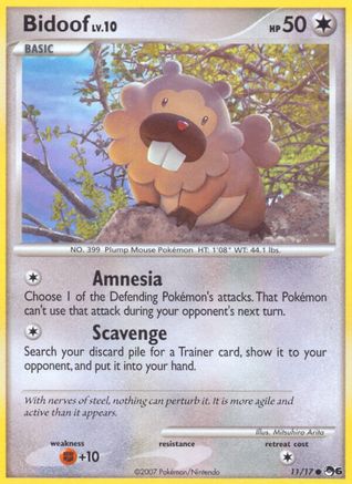 Image of Bidoof 011  POP Series 6 - Common