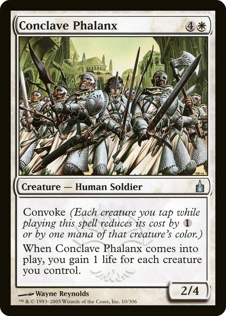 Image of Conclave Phalanx (RAV-010) - Ravnica: City of Guilds Foil