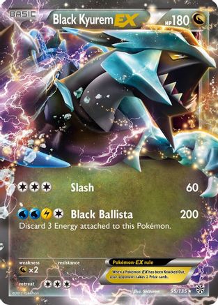 Image of Black Kyurem EX 095/135  - Holofoil Plasma Storm - Ultra Rare
