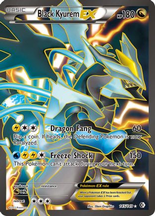 Image of Black Kyurem EX (145 Full Art) 145  - Holofoil Boundaries Crossed - Ultra Rare