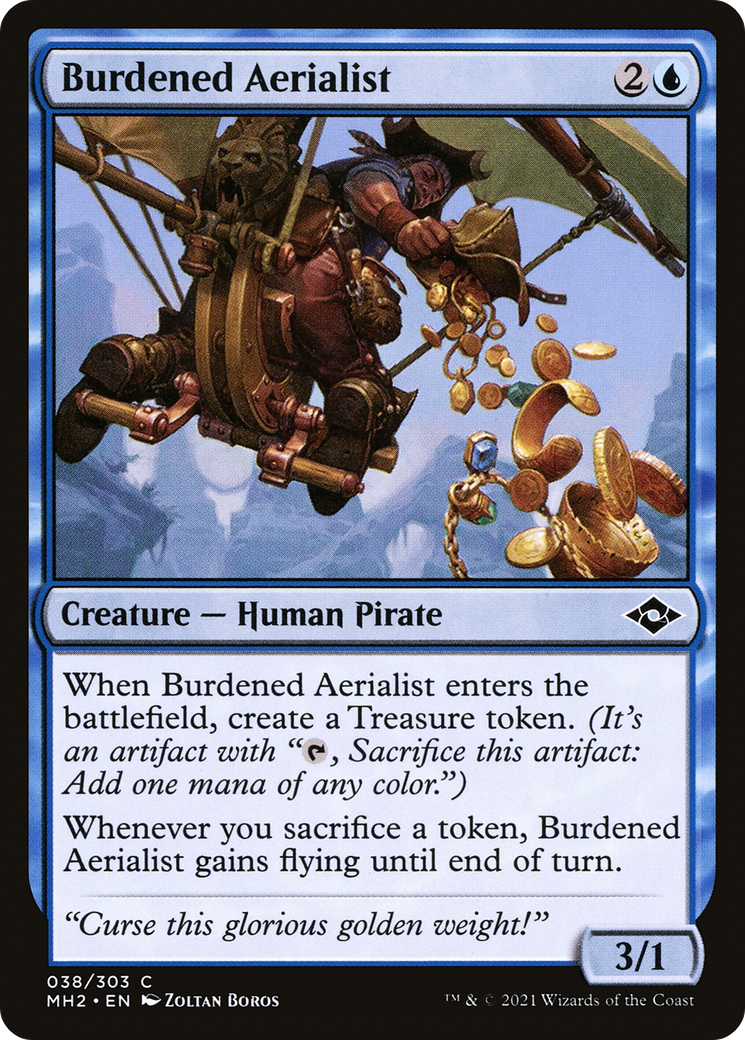 Image of Burdened Aerialist (MH2-038) - Modern Horizons 2
