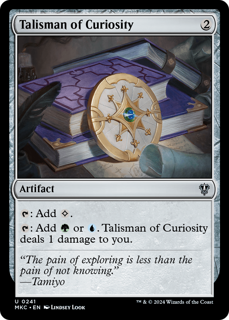Image of Talisman of Curiosity (MKC-241) - Murders at Karlov Manor Commander
